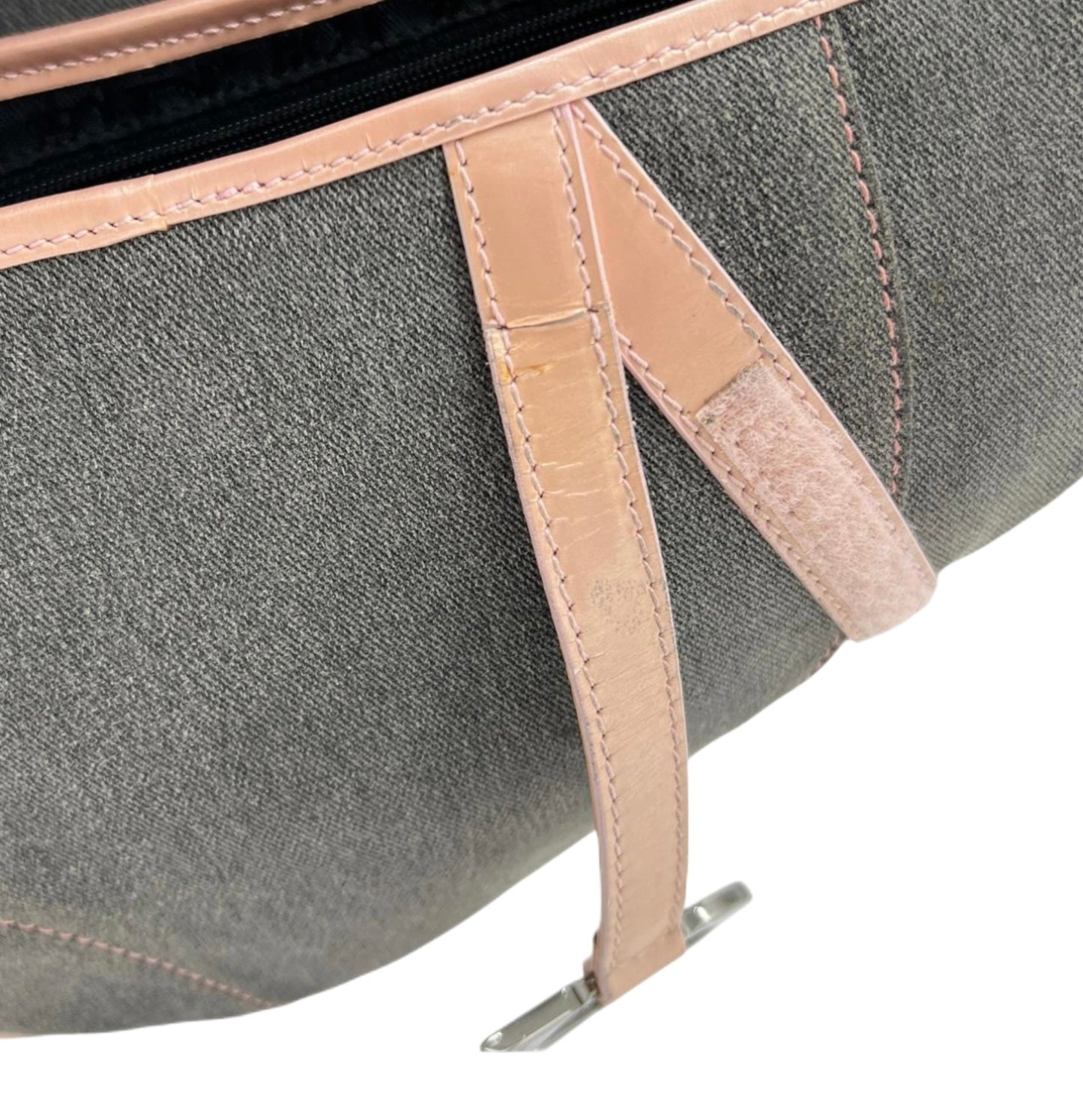 Denim Dior Saddle Bag