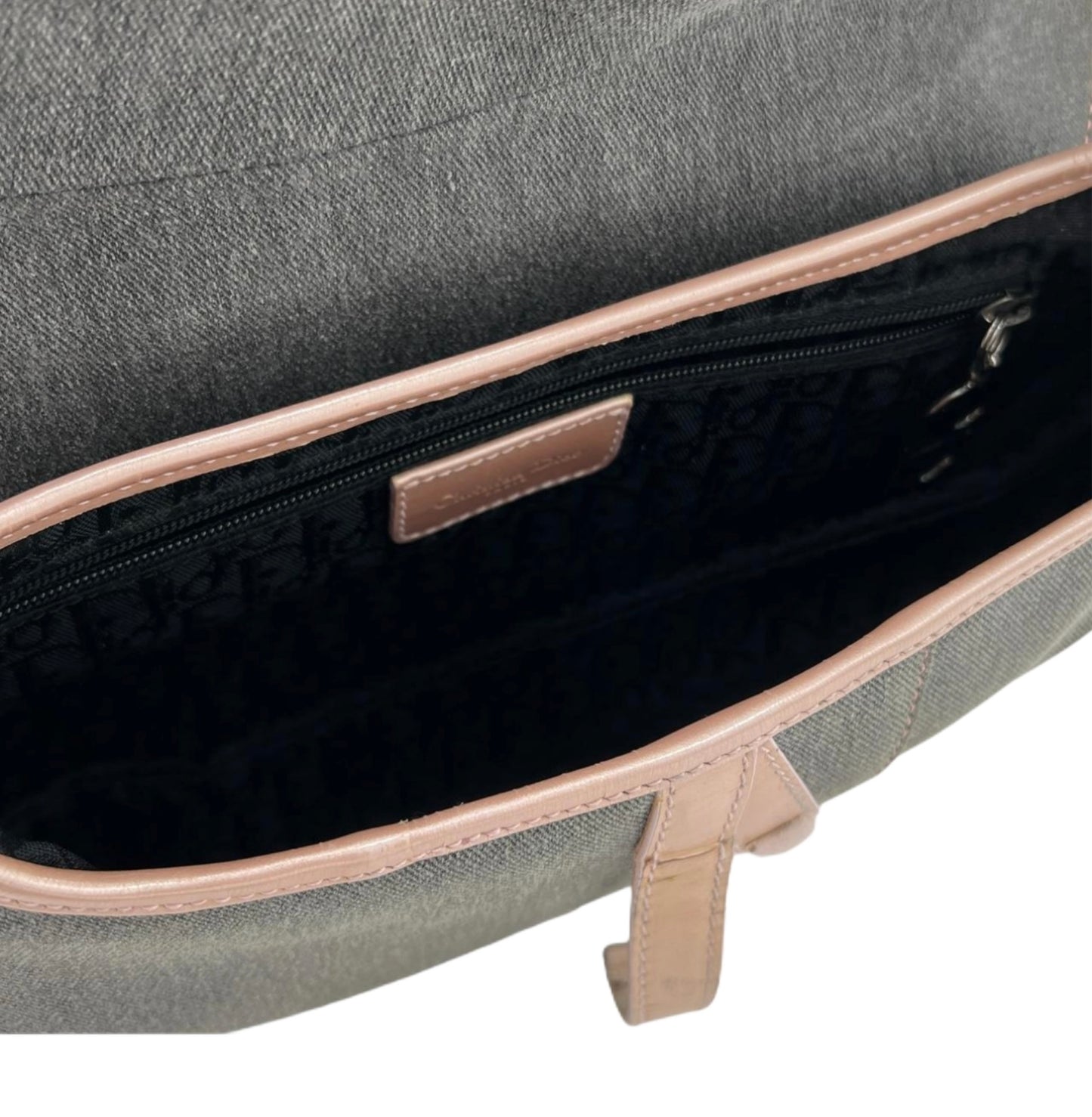 Denim Dior Saddle Bag
