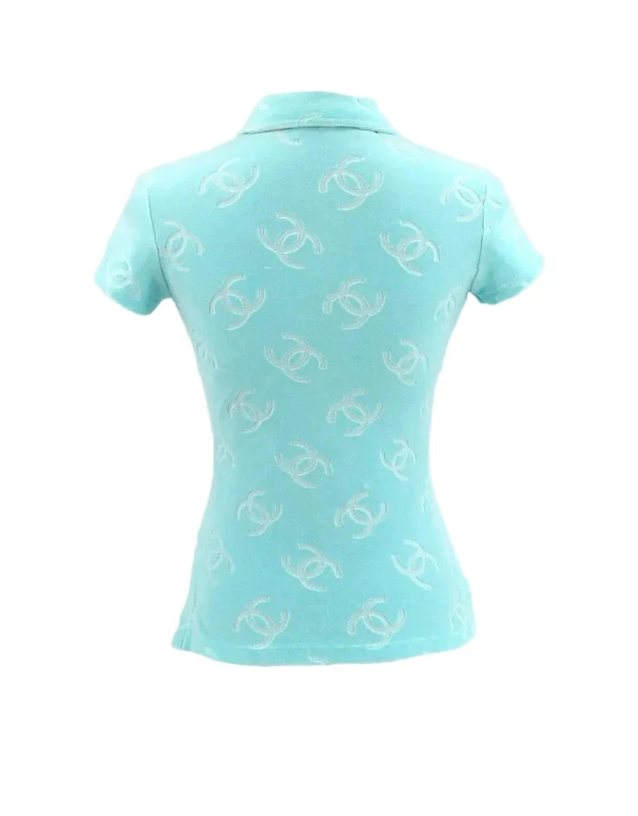 CHANEL VELOUR TOP