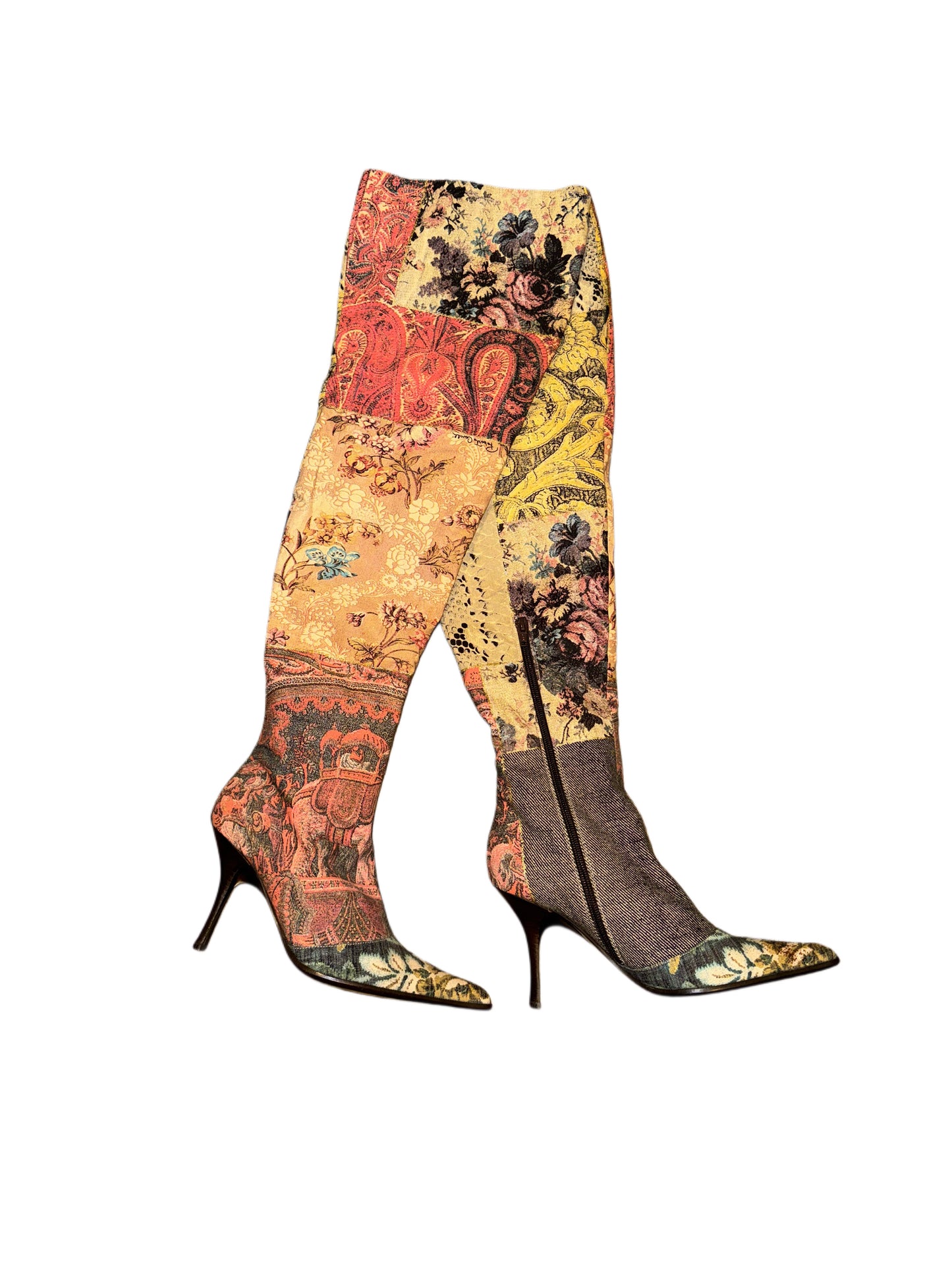 Cavalli Patch Boots