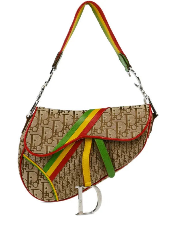 Dior Rasta Saddle Bag