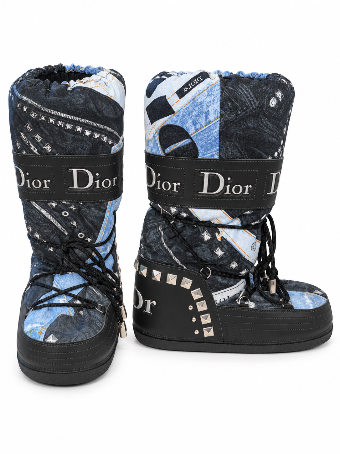 DIOR DENIM SKI BOOTS