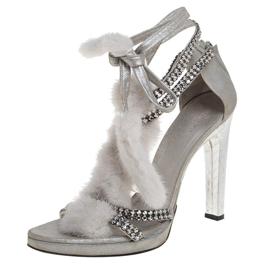 GUCCI X TOM FORD MINK PYTHON HEELS
