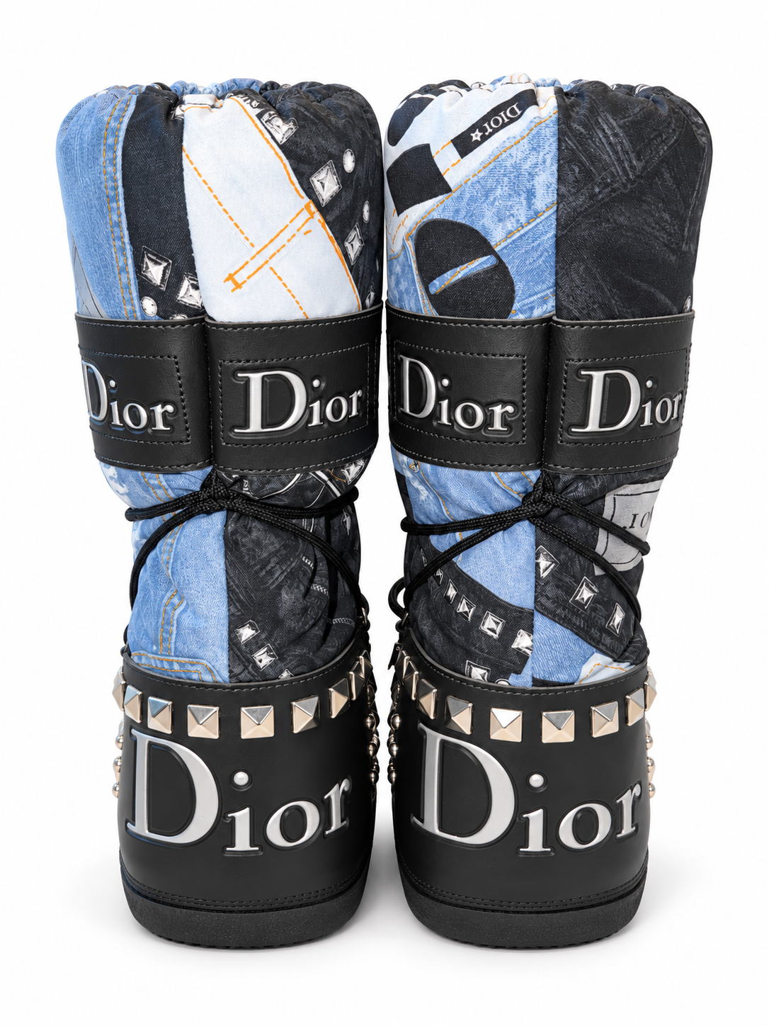 DIOR DENIM SKI BOOTS