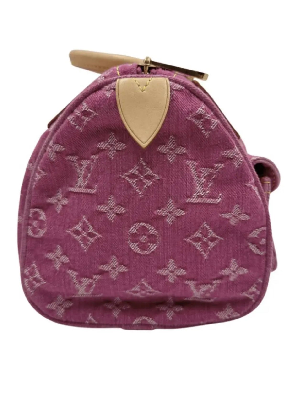 Louis Vuitton Pink Denim Bag