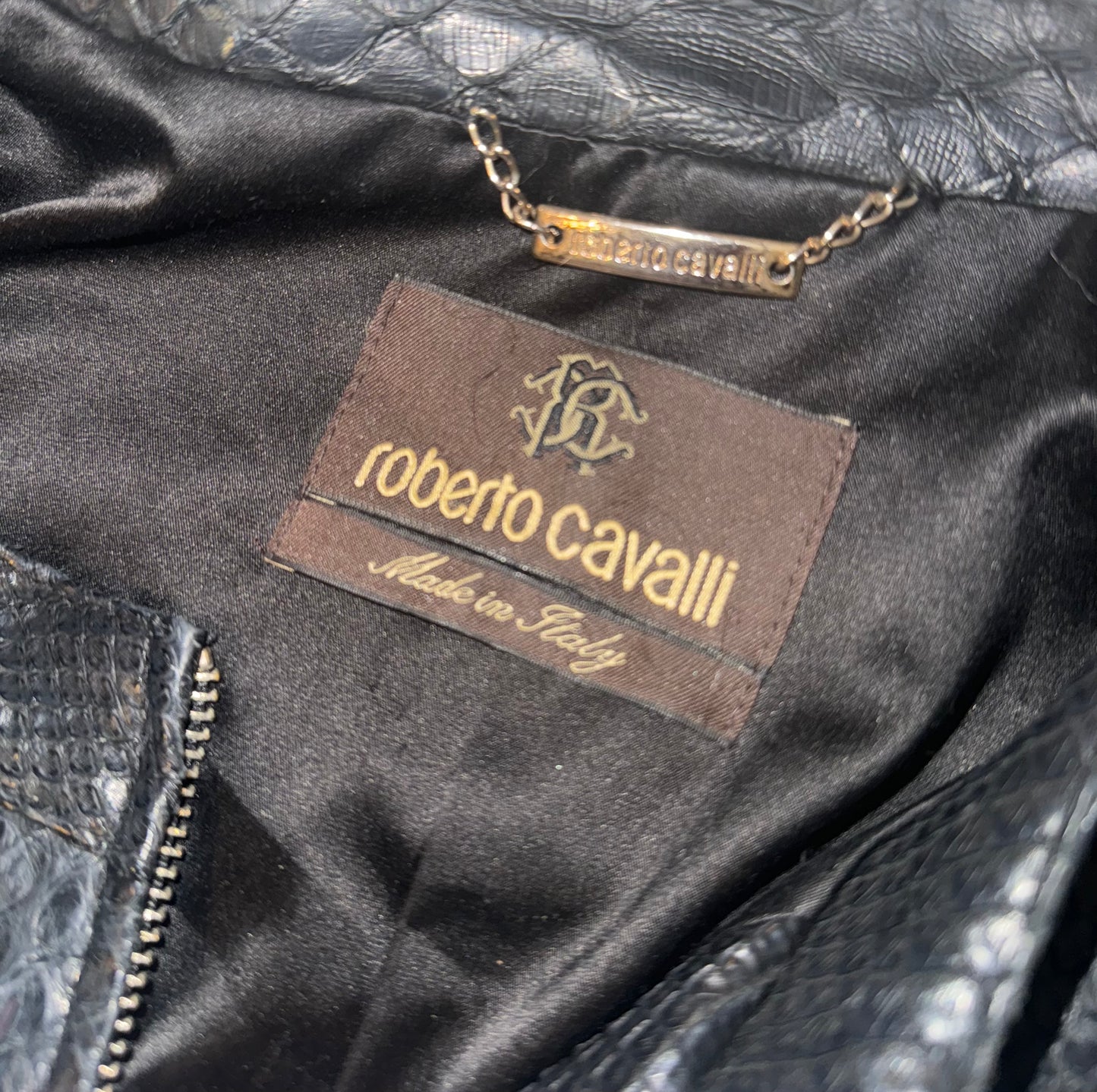 Roberto Cavalli Python Jacket