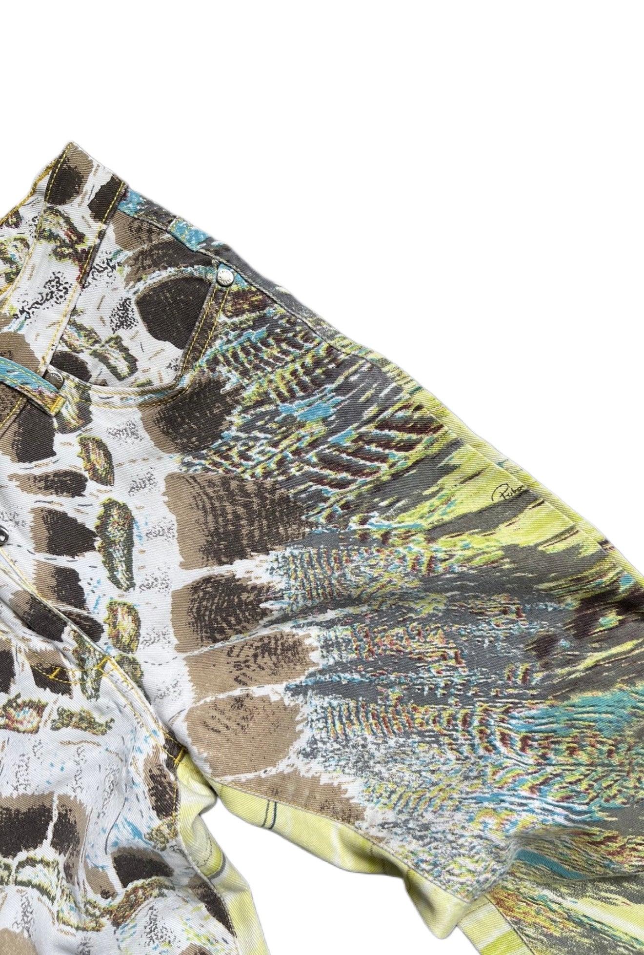 ROBERTO CAVALLI FEATHER PANTS