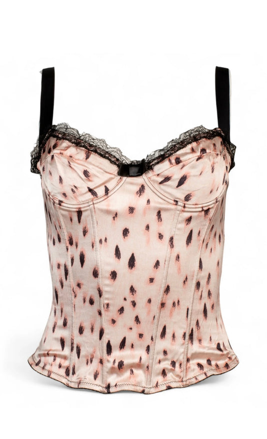 Blumarine Leopard Corset