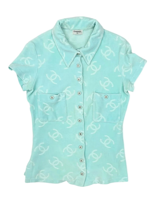 CHANEL VELOUR TOP