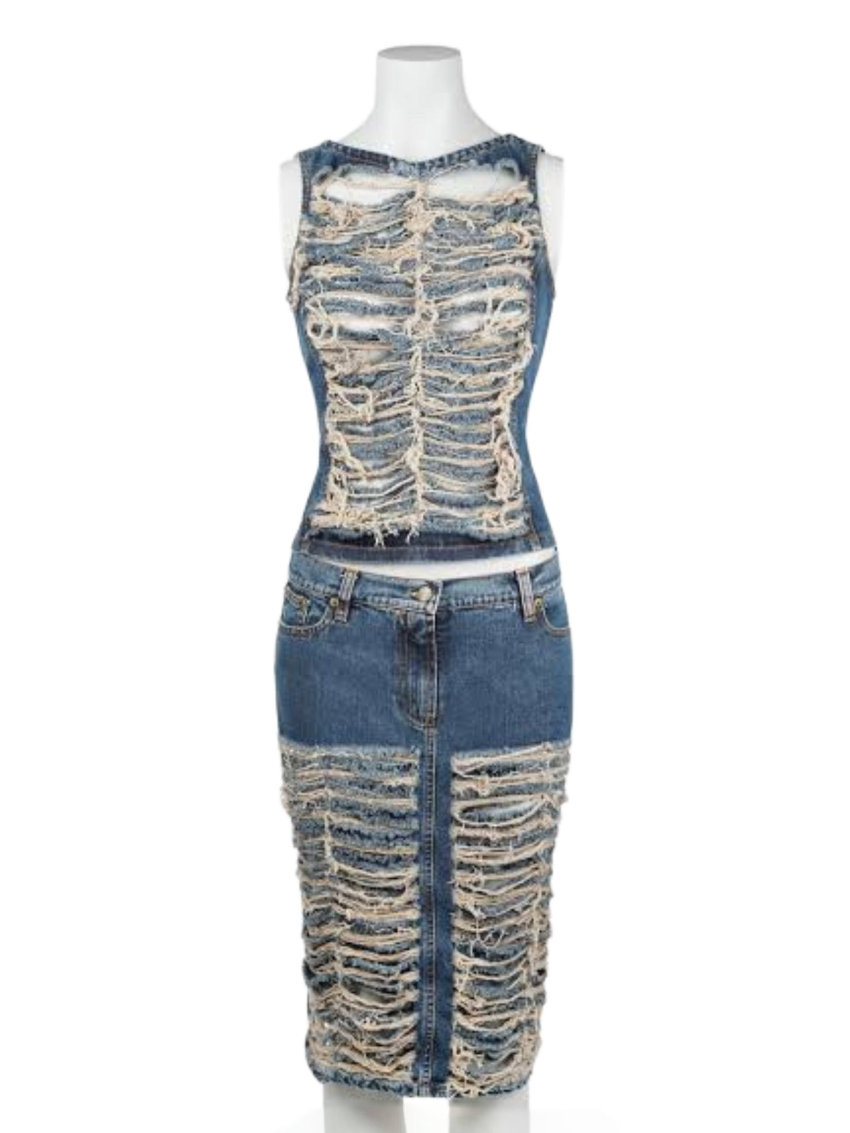 PLEIN SUD DENIM SET