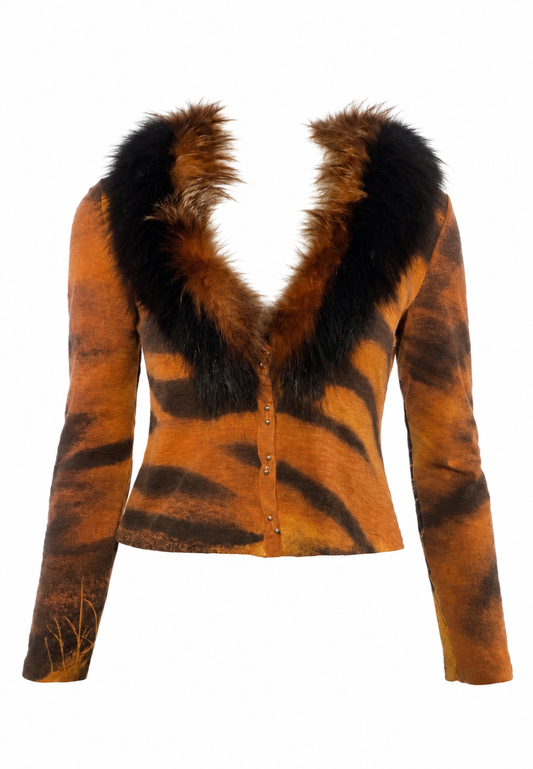 ROBERTO CAVALLI TIGER CARDIGAN