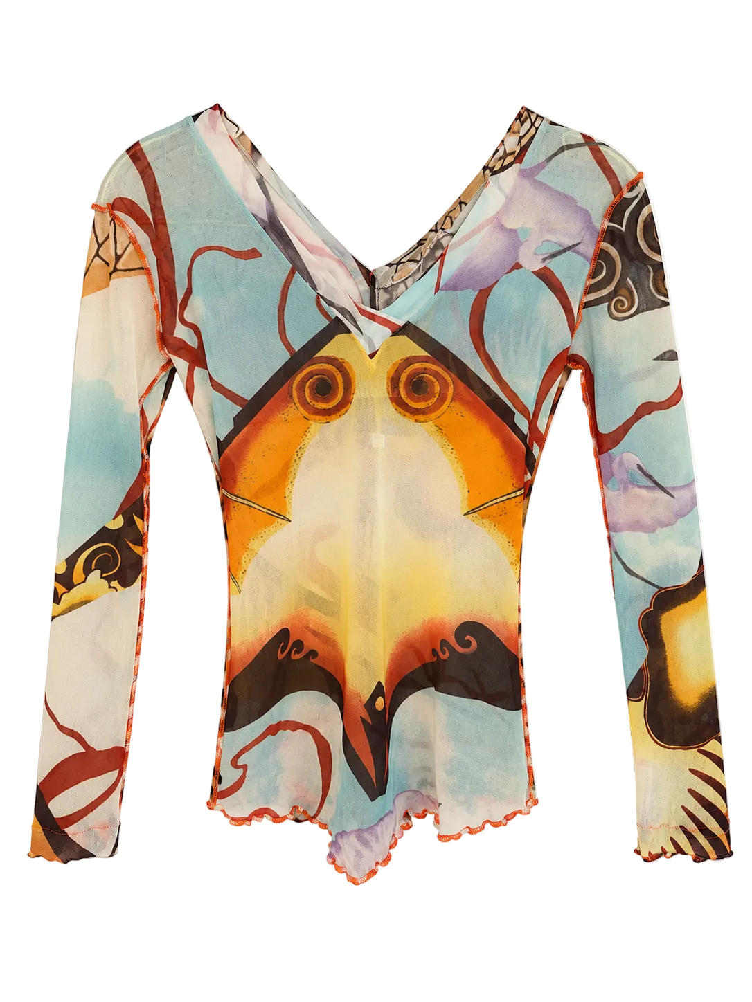 JEAN PAUL GAULTIER ABSTRACT TOP